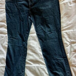 Lee Relaxed Fit Straight Leg Mid Rise Blue Jeans